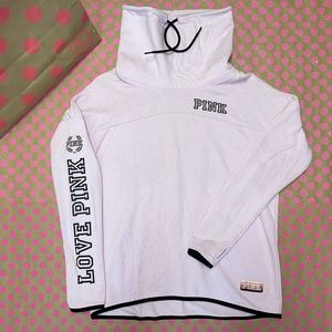 Victoria Secret PINK Cowl Neck Pullover w/ Thumb Holes